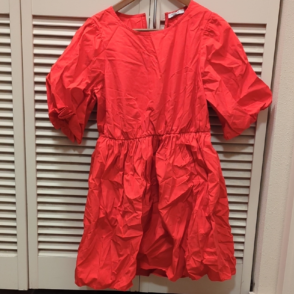 Madewell Vibrant Red Kids Dress